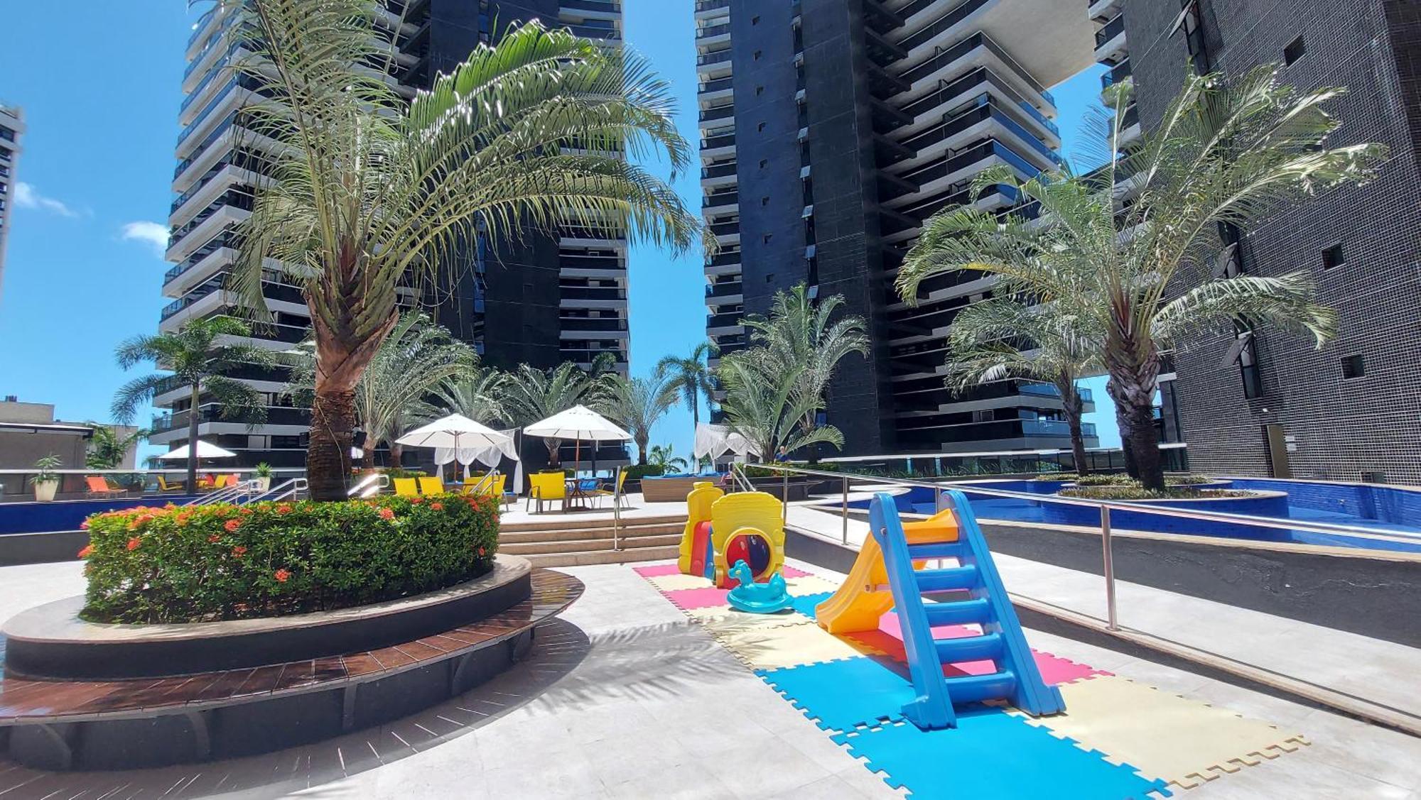 Ferienwohnung Ed Landscape 3 Quartos Frente Mar Fortaleza  Exterior foto