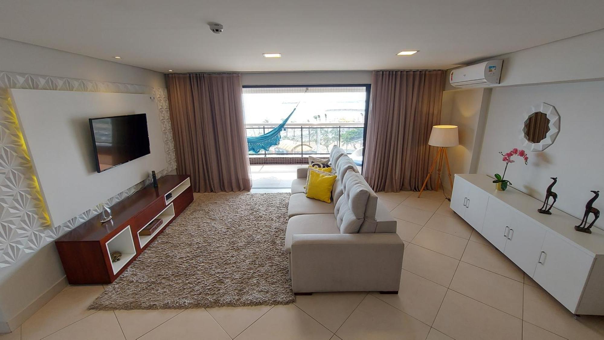 Ferienwohnung Ed Landscape 3 Quartos Frente Mar Fortaleza  Exterior foto